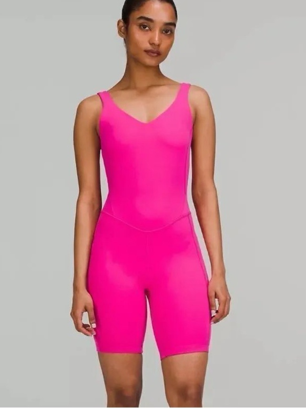 Lululemon Align 8” Bodysuit Hot Pink 6